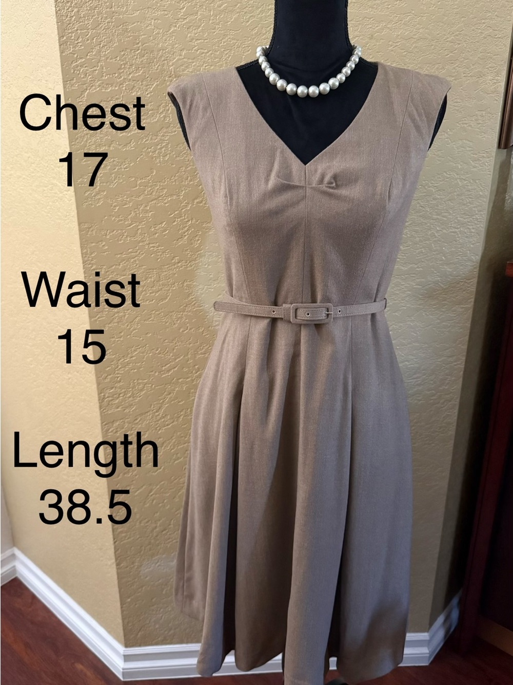 Talbots Dress in Taupe